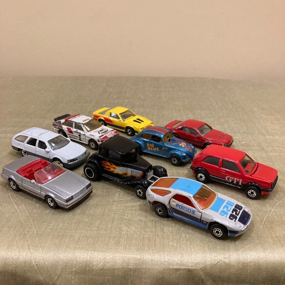 Variety of Die-Cast Toy Cars